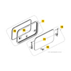 Spare Parts Diagram: Dometic / Seitz S7P Window (Top Hung)