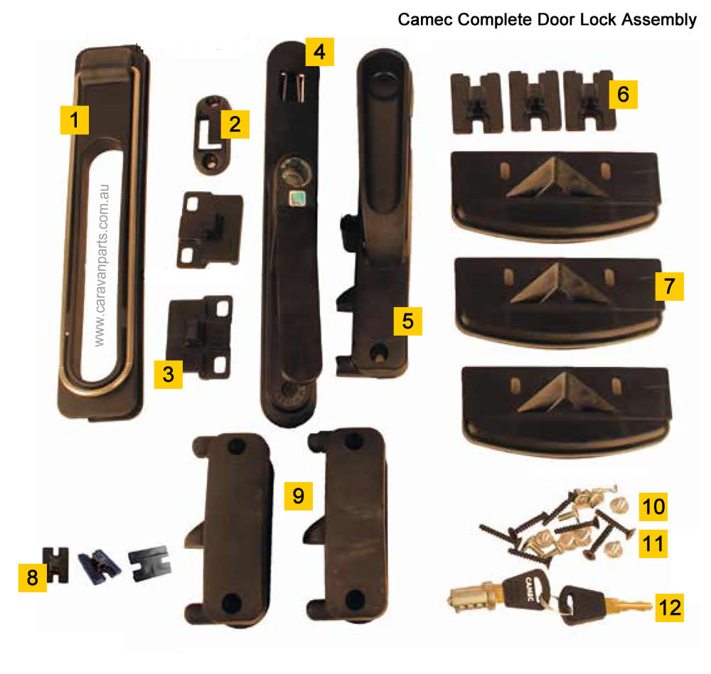 assembly mortise lock parts diagram