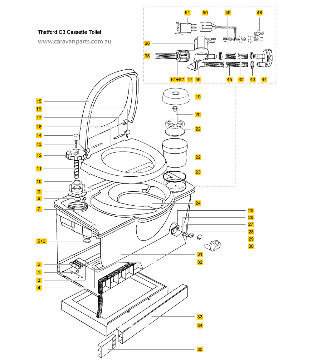 Thetford C3 Cassette Toilet