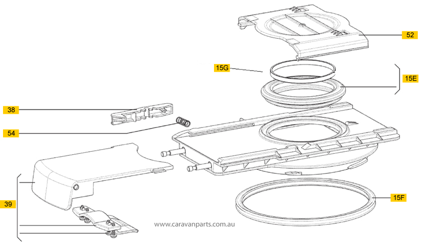 Dometic CTS-4110 / CTS-3110 Cassette Toilet