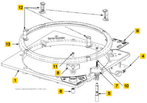 Spare Parts Diagram: MaxxFan / MaxxFan Plus - Control Plate Assembly