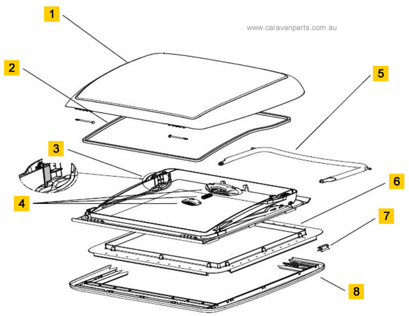 Spare Parts Diagram: Mini Heki Plus