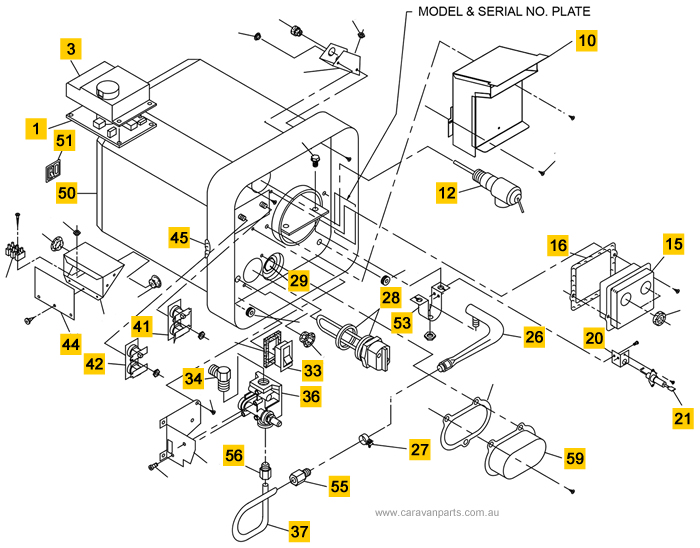 Suburban SW4DEA Water Heater (Auto Gas/Electric)