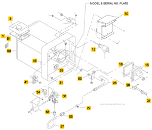 Spare Parts Diagram: Suburban SW6DA