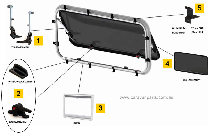 Spare Parts Diagram: Camec Odyssey Premium