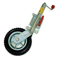 AL-KO 10" Jockey Wheel With Pin Swivel Bracket