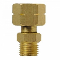 Adaptor 3/8 in left hand Female To 1/4in BSP Male