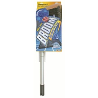 Camco Adjustable Broom with Clip-On Dust Pan