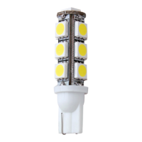 LED T10 Wedge Replacement Bulb, 13 LEDs (Cool White)