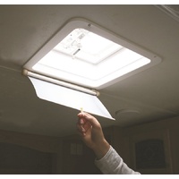 Camco Lights Out Retractable Vent Shade (Cream)