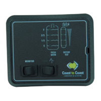 JRV Tank Monitor, Battery Level Indicator & Pump Switch (includes sender)