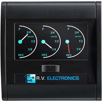RV Electronics LCD Triple Tank Water Level Indicator