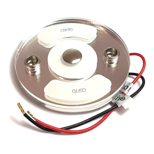 Small Round Euro Light, Dimable with Night Light