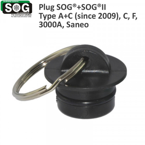 SOG Type A, D, F, H & 3000A Black Plastic Plug