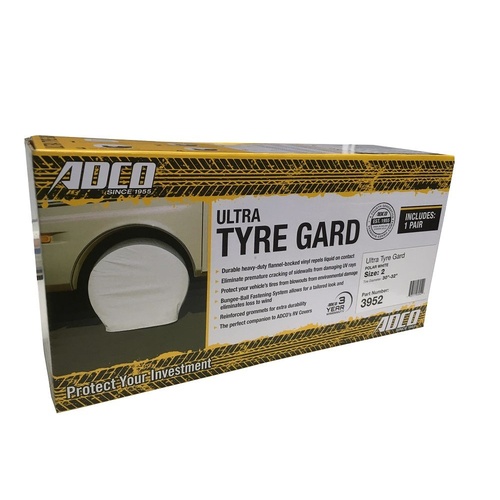 ADCO Ultra Tyre Guard (White): 27" - 29" (685mm - 736mm)
