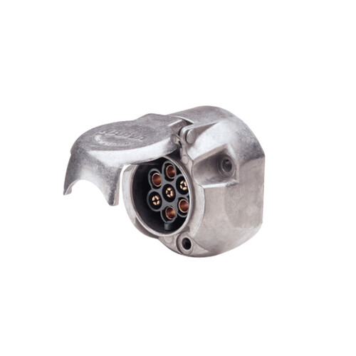 Narva 7-Pin Large Round Metal Car Socket 