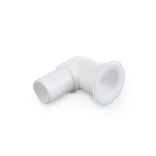 Waste Outlet 25mm 90 Degree (White)