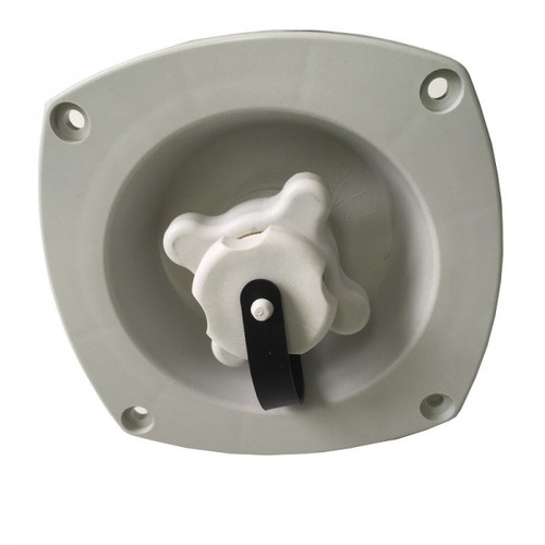 Shurflo Flush Mount Water Pressure Regulator (White)