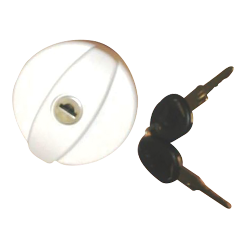 Spare Cap & Keys for Lockable Water Filler (White)