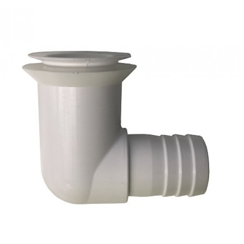 Waste Outlet 25mm Right-angled (White)