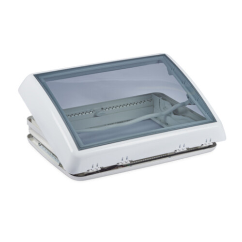 Dometic Seitz Midi Heki LED White Edge Dome (Push Bar)