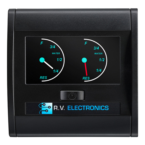 RV Electronics LCD Dual Tank Water Level Indicator
